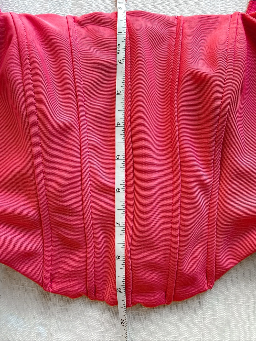 Edikted Pink Corset Crop Top Size Small | Barbiecore Coquette Y2K 2000s Girly - Picture 3 of 5